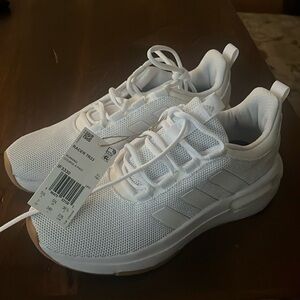 Adidas Racer TR23 running shoes- white new never worn with tags size 7